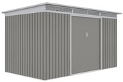 Kerti tároló G21 GRAH 700 - 340 x 206 cm, metál szürke  (63900993)