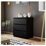 Szekrény MALWA 77x70 cm fekete