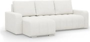 Modena sarokkanapé, bouclé, univerzális oldal, krém