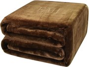 EMI sötétbarna színű mikroszálas takaró 150 x 200 cm