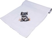 Textil tetra kifogó-törölköző farkas mintával 140x140cm