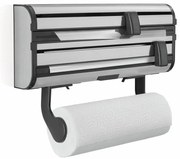 Ezüstszínű fali fém papírtörlő és fóliatartó Parat Royal – LEIFHEIT