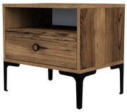 Lizbon Walnut éjjeliszekrény