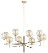 Jupiter 1977 - Csillár rúdon FEME 10xG9/10W/230V arany/bézs