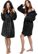 Fürdőköpeny Jordan Black Navy Women M