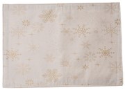 Hópelyhek karácsonyi vízálló tányéralátét mix, 32 x 45 cm