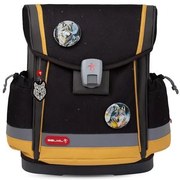 Iskolatáska, mágneszárral, BELMIL Classy Plus Wolves Sand, farkas (BL40578AG21F)