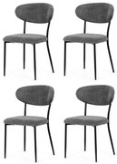 CT-W1021 GREY2 étkezőszék szett, 4 db