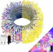 Színes fényfüzér beltéri/kültéri, 30 m, 300 Led, karácsonyfára