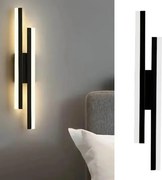 Delipop Fali lámpa 1800LM Modern fekete lámpa 3000K 40cm