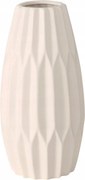 Kerámia Váza Matt 26 CM Átmérő 11 CM Vízálló Bézs