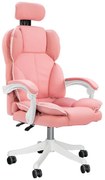 Lux főnöki forgószék, több típusban-rózsaszín