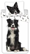 Kutyás Border Collie ágyneműhuzat 140×200cm, 70×90 cm