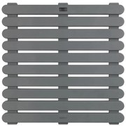 WENKO 22947100-Zuhanyszőnyeg beltéri & kültéri 55x55 cm szürke