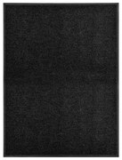 fekete kimosható lábtörlő 90 x 120 cm