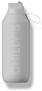 Chilly's Bottles termosz palack - gránitszürke 500 ml, Series 2 Flip edition