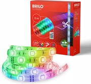 Briloner Rgb Led szalag 5 m 0.1W IP44 távirányítóval kültéri fehér