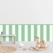 PIPPER. Textil öntapadó tapéta - Egy téglalap - Menta színű Méret: 80cm, Szín: Kombináció