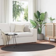 Szőnyeg HUARTE Antracit 140 x 200 cm Poliészter