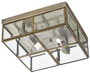 Searchlight 6769-26AB - Mennyezeti lámpa FLUSH 2xE14/40W/230V zöld