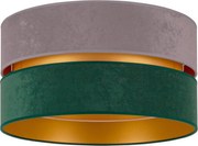 Duolla - Mennyezeti lámpa DUO 1xE27/15W/230V átm. 40 cm szürke/zöld/arany