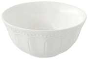 Elite White fehér porcelán tál 16 cm domború mintával