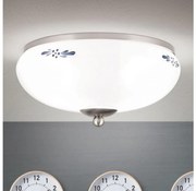 Orion DL 7-673- Mennyezeti lámpa LANDHAUS 2xE27/60W/230V átm. 28 cm mm króm/fehér