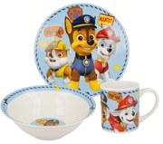 Mancs Őrjárat Boy Icons porcelán étkészlet Díszdobozban