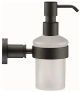Duravit 99164600 - Falra szerelhető szappanadagoló D-CODE 390 ml opál üveg/matt fekete