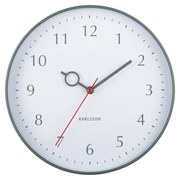 Karlsson 5992GR design falióra, zöld, átmérő 30 cm