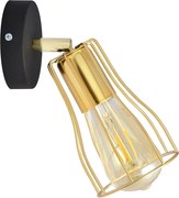 Fali spotlámpa TUBE 1xGU10/15W/230V arany/fekete