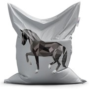 Classic babzsák ló - gyerek, szürke