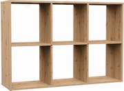 Malax 2x3 polc, tölgy