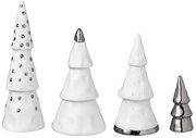 Räder Porcelán készlet WINTER FOREST ezüst színben, 4 db