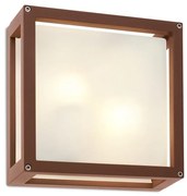 Redo 9893 - Kültéri fali lámpa  BRICK 2xE27/42W/230V IP54 barna