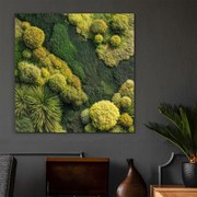 DUBLEZ | Moha kép - Zöld oázis (imitáció)