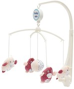 Baby Mix Vakondok gyerek körhinta kiságy fölé, rózsaszín