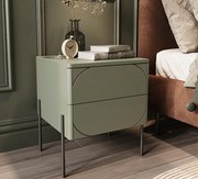 Sonatia 45 éjjeliszekrény 2SZ - olívazöld