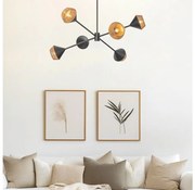 Alora Mood ALM-DAPHNE6-MB - Rudas függeszték DAPHNE 6xE14/40W/230V