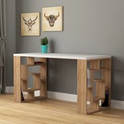 Íróasztal Maze - White, Oak
