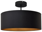 Csillár rúdon ALBA 3xE27/15W/230V fekete/arany