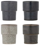 Barna kőedény eszpresszó csésze szett 4 db-os 150 ml Ewan – Bloomingville