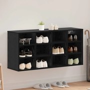 Cipősszekrény polcokkal Musta tammi 103 x 30 x 51 cm Faanyag