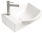 Mexen Mista jobboldali munkalapi mosdó 40 x 28 cm, Fehér - 22174000R