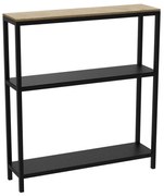 Fürdőszoba állvány 67x60 cm fekete