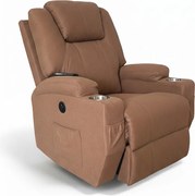 Relaxa elektromos ringató és forgatható masszázsfotel