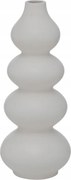 Váza Krémfehér Kerámia Matt Kör Alakú 30 X 12 CM