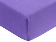 Jersey lila lepedő TiaHome - 200x220cm