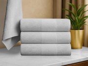 CARRARA törölköző 60x100 cm világosszürke, 100% pamut
