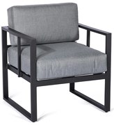 Bellissima grafitszürke kerti fotel - Bonami Selection